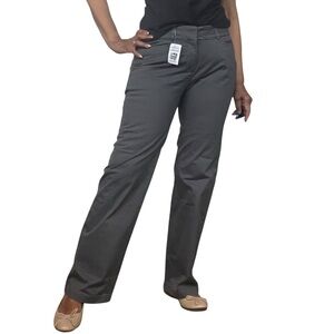 Dockers Hurricane Gray Straight Leg Pants Professional Comfort size 12